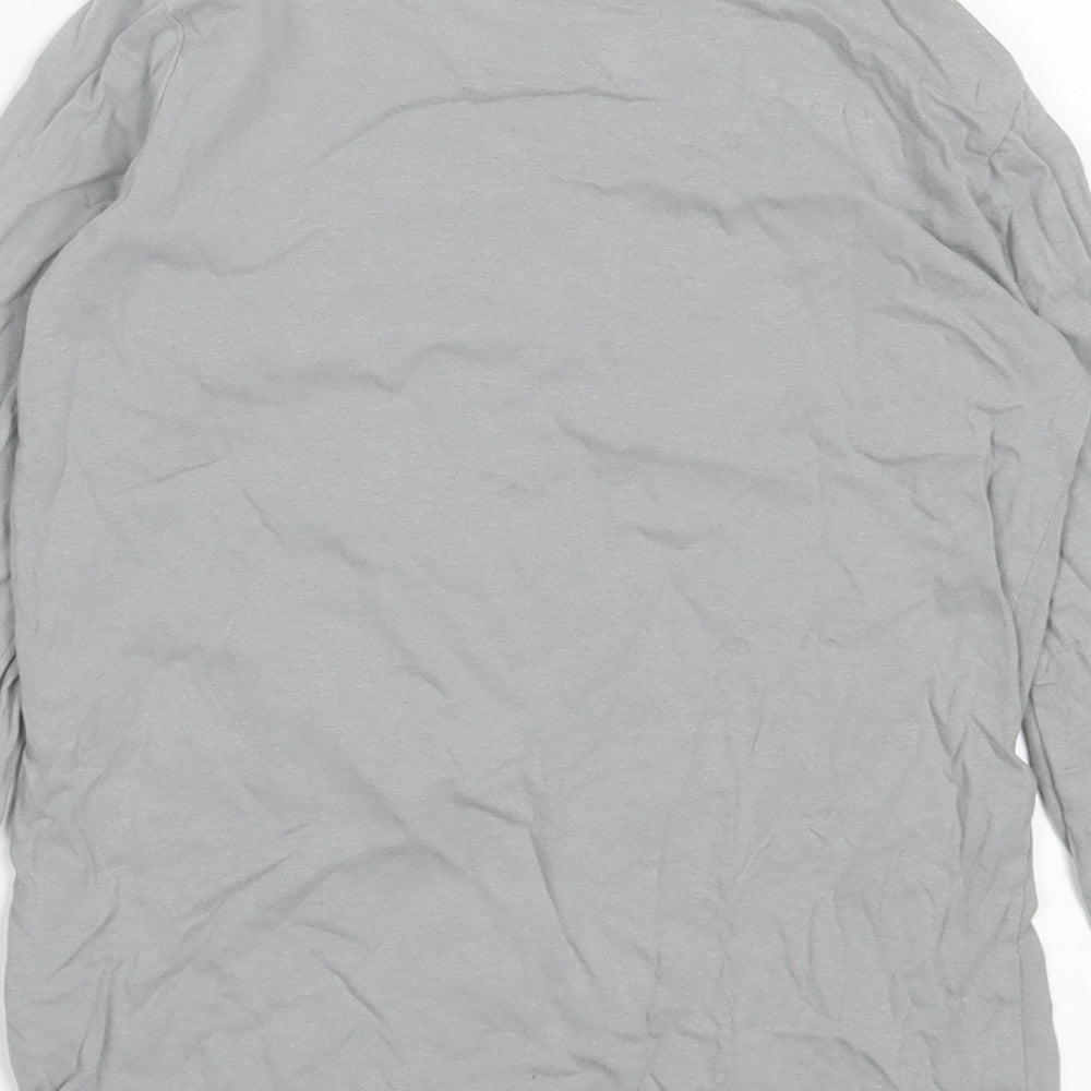 Dunnes Stores Boys Grey Cotton Basic Casual Size 6-7 Years Crew Neck Pullover