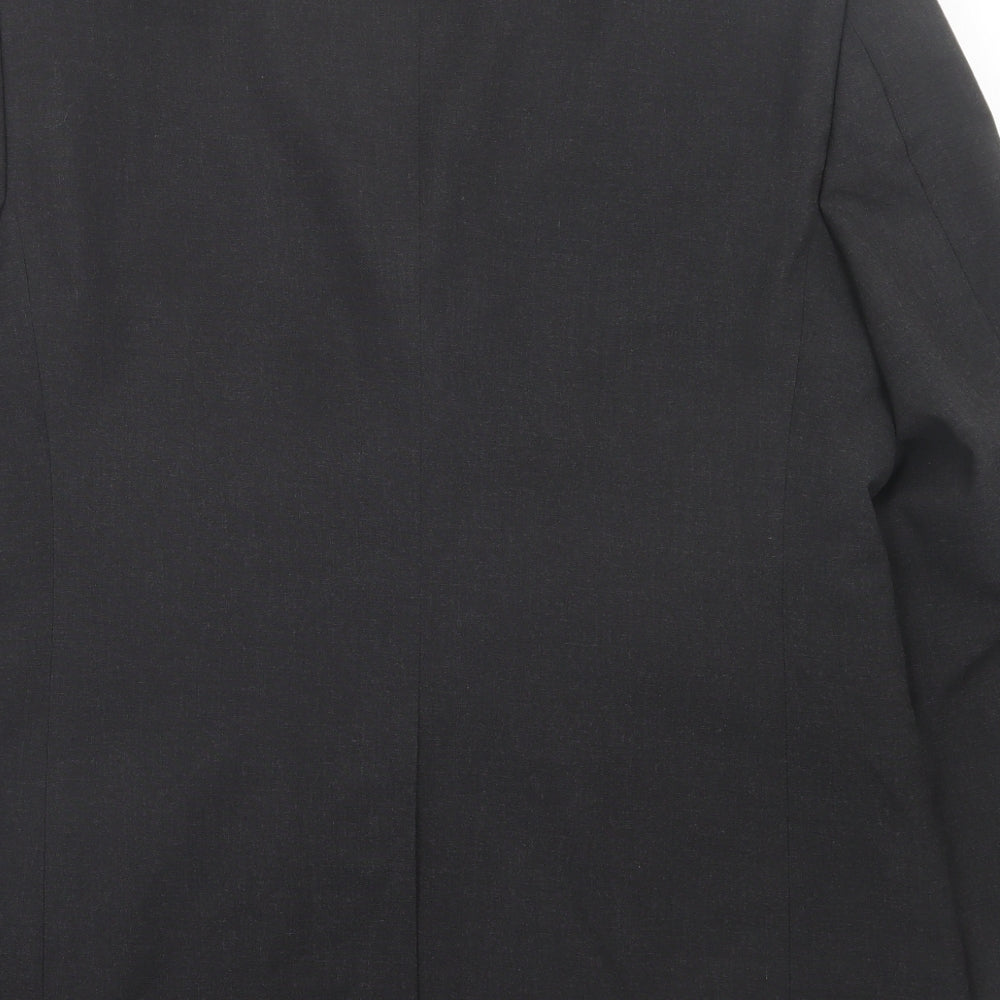Marks & Spencer Mens Grey Polyester Jacket Suit Jacket Size 42