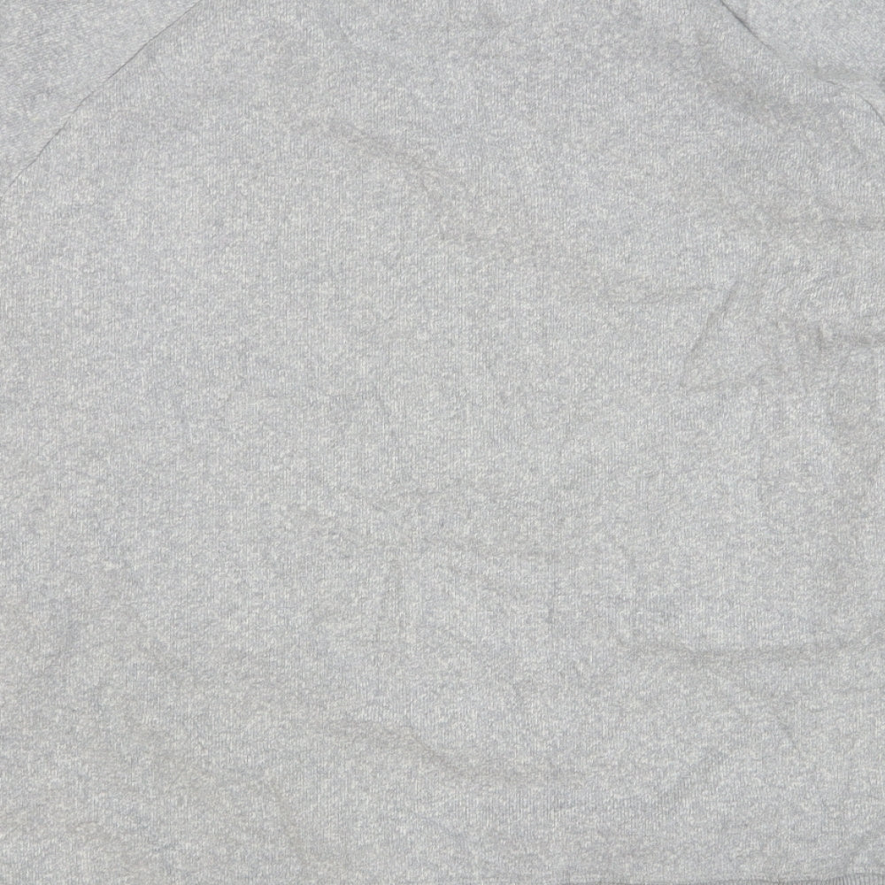 SUIT Mens Grey Cotton Pullover Sweatshirt Size L