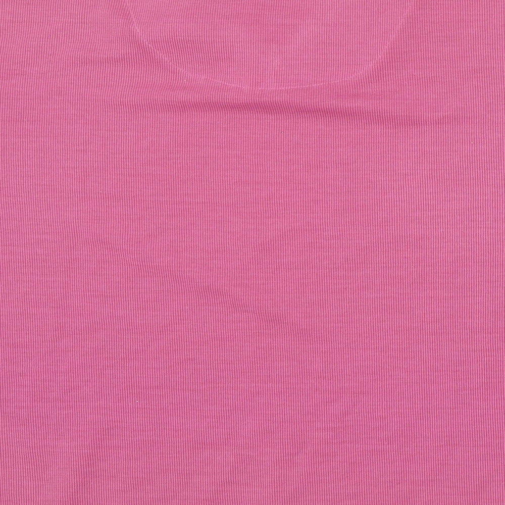 Papaya Womens Pink V-Neck Acrylic Pullover Jumper Size 16