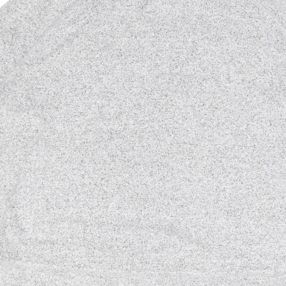 F&F Womens Grey Viscose Pullover Sweatshirt Size 12 Pullover - Lounge Top