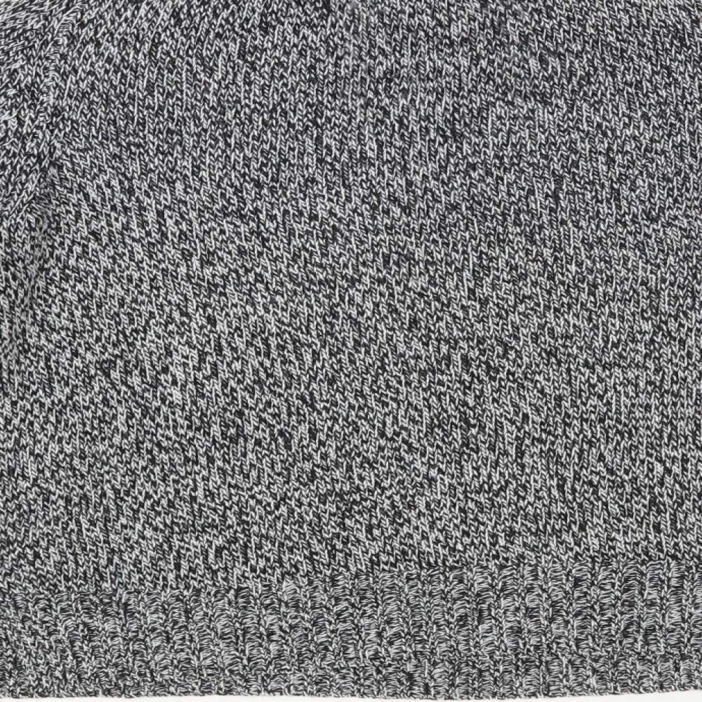 H&M Womens Grey Crew Neck Acrylic Pullover Jumper Size XS