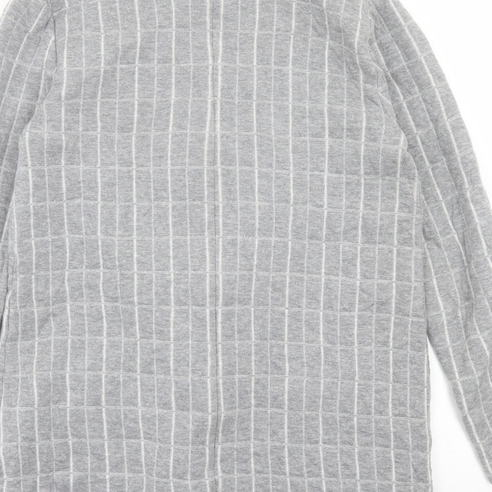 Forever & Exclusive Womens Grey Plaid Jacket Blazer Size S
