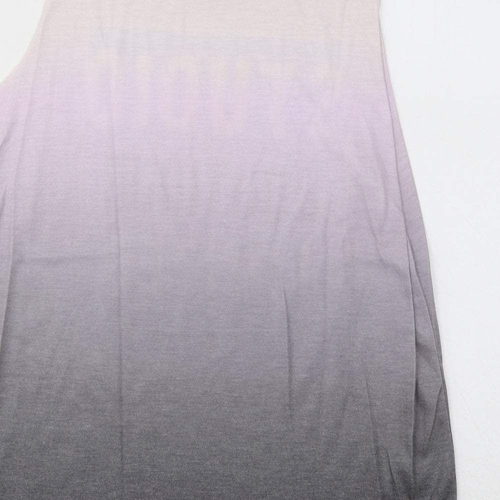 River Island Womens Multicoloured Polyester Basic Tank Size 6 Round Neck - Studio Boutique Limited