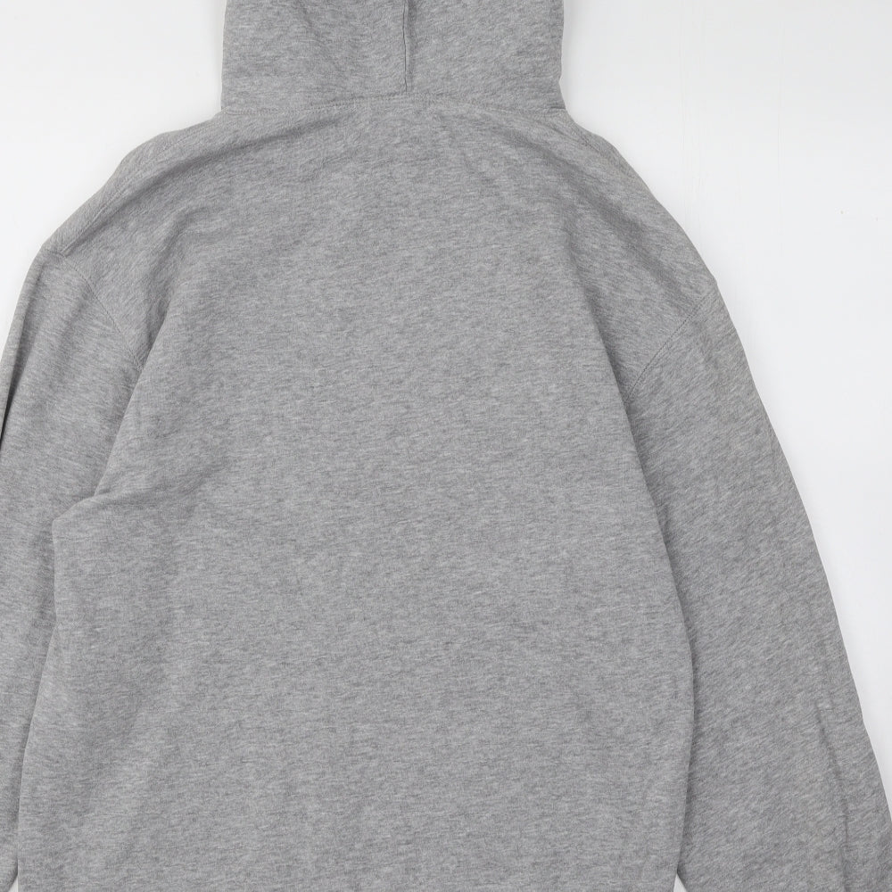 Divided by H&M Womens Grey Cotton Pullover Hoodie Size S Pullover - No Sense