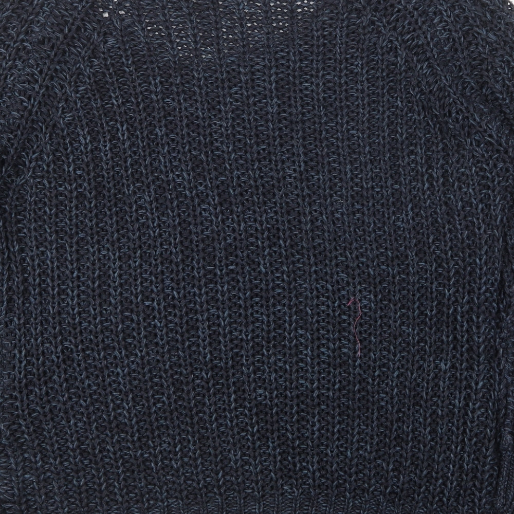 Store Twenty One Womens Blue Round Neck Acrylic Pullover Jumper Size M