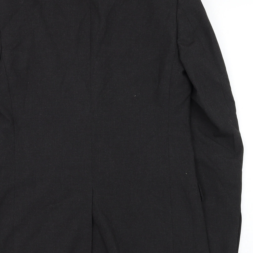 Marks & Spencer Mens Grey Polyester Jacket Suit Jacket Size 38