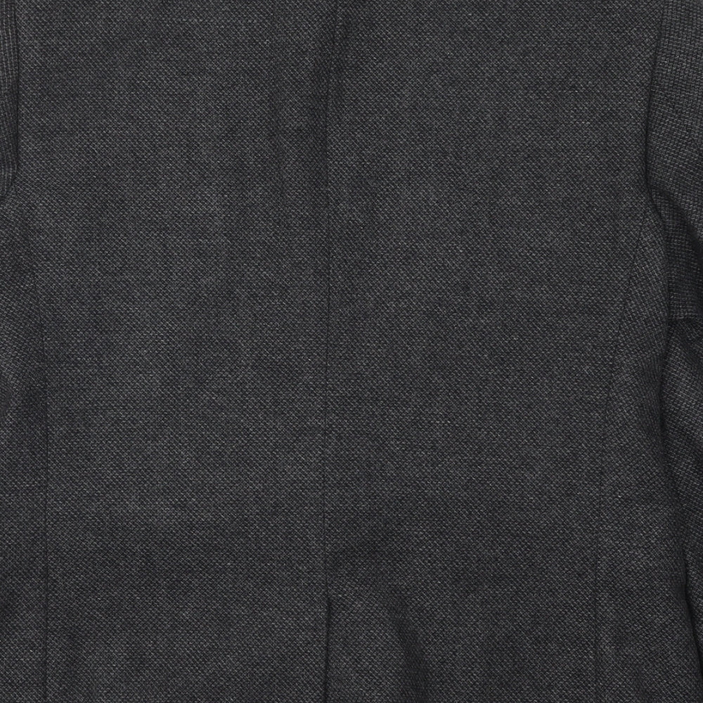 Burton Mens Grey Wool Jacket Suit Jacket Size 40