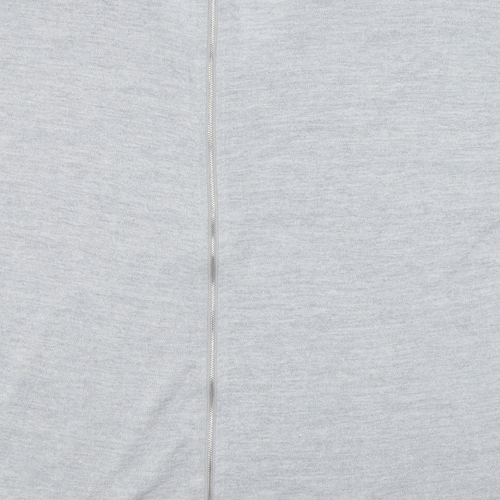 Voulez-Vous Womens Grey Viscose Basic Blouse Size M High Neck