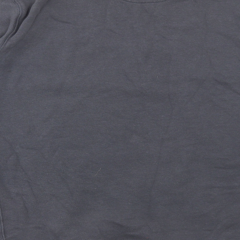 Matalan Mens Grey Cotton Pullover Sweatshirt Size L