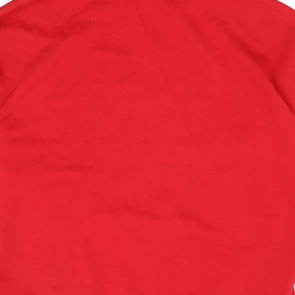 NEXT Womens Red Viscose Pullover Sweatshirt Size L Pullover