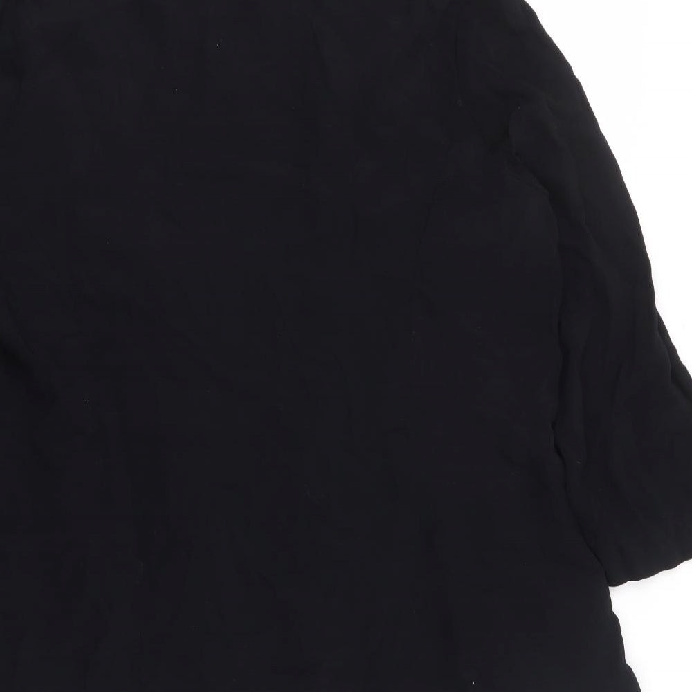 Red Herring Womens Black Jacket Blazer Size 14