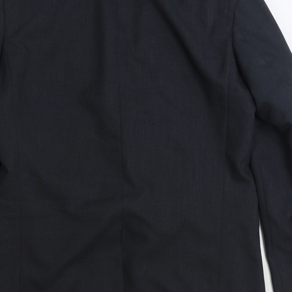 Taylor & Wright Mens Blue Polyester Jacket Suit Jacket Size 40