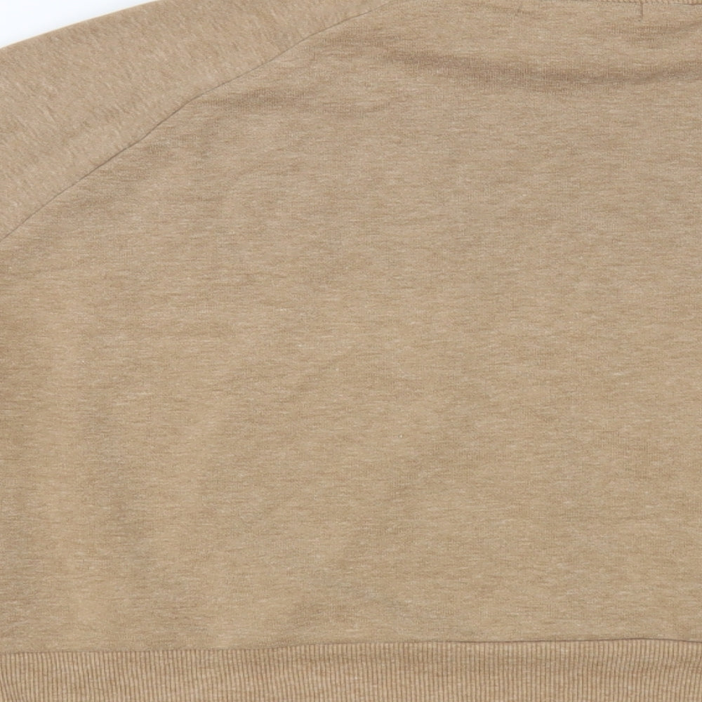Primark Womens Beige Cotton Pullover Sweatshirt Size 14 Pullover