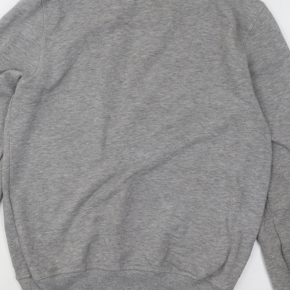 River Island Mens Grey Cotton Pullover Sweatshirt Size S - Sailors Sin