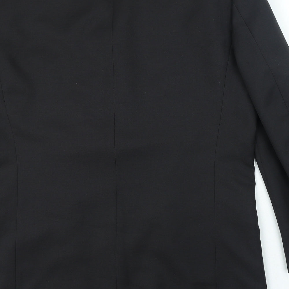 Taylor & Wright Mens Black Polyester Jacket Blazer Size 42
