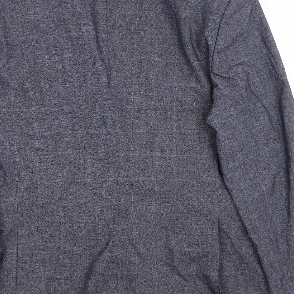Burton Mens Grey Polyester Jacket Blazer Size 42