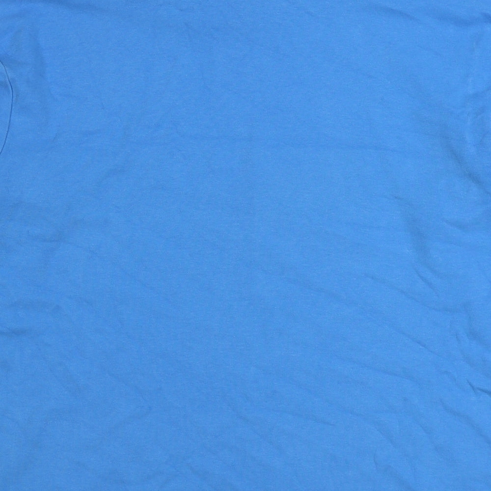 Crane Snow Womens Blue Cotton Pullover Sweatshirt Size M Pullover