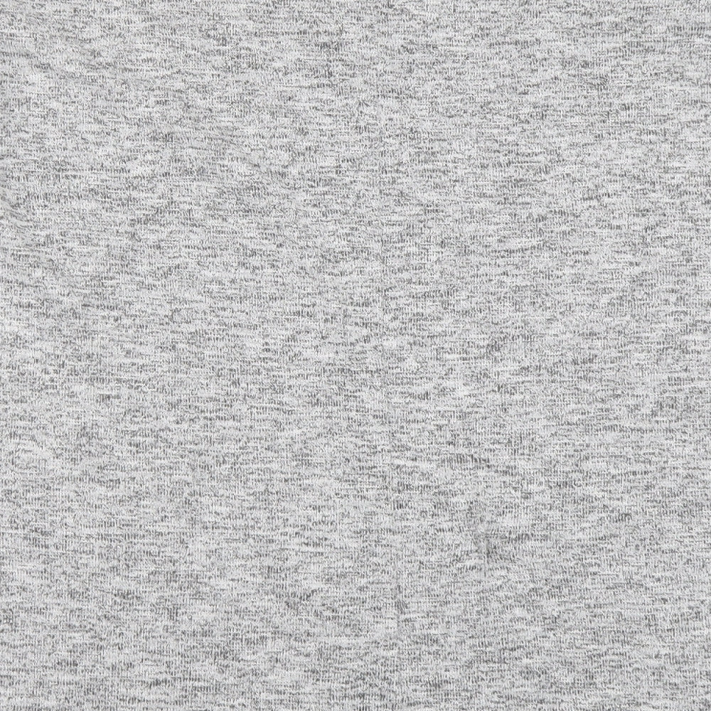 Selected Womens Grey Polyester Basic Blouse Size 16 Round Neck