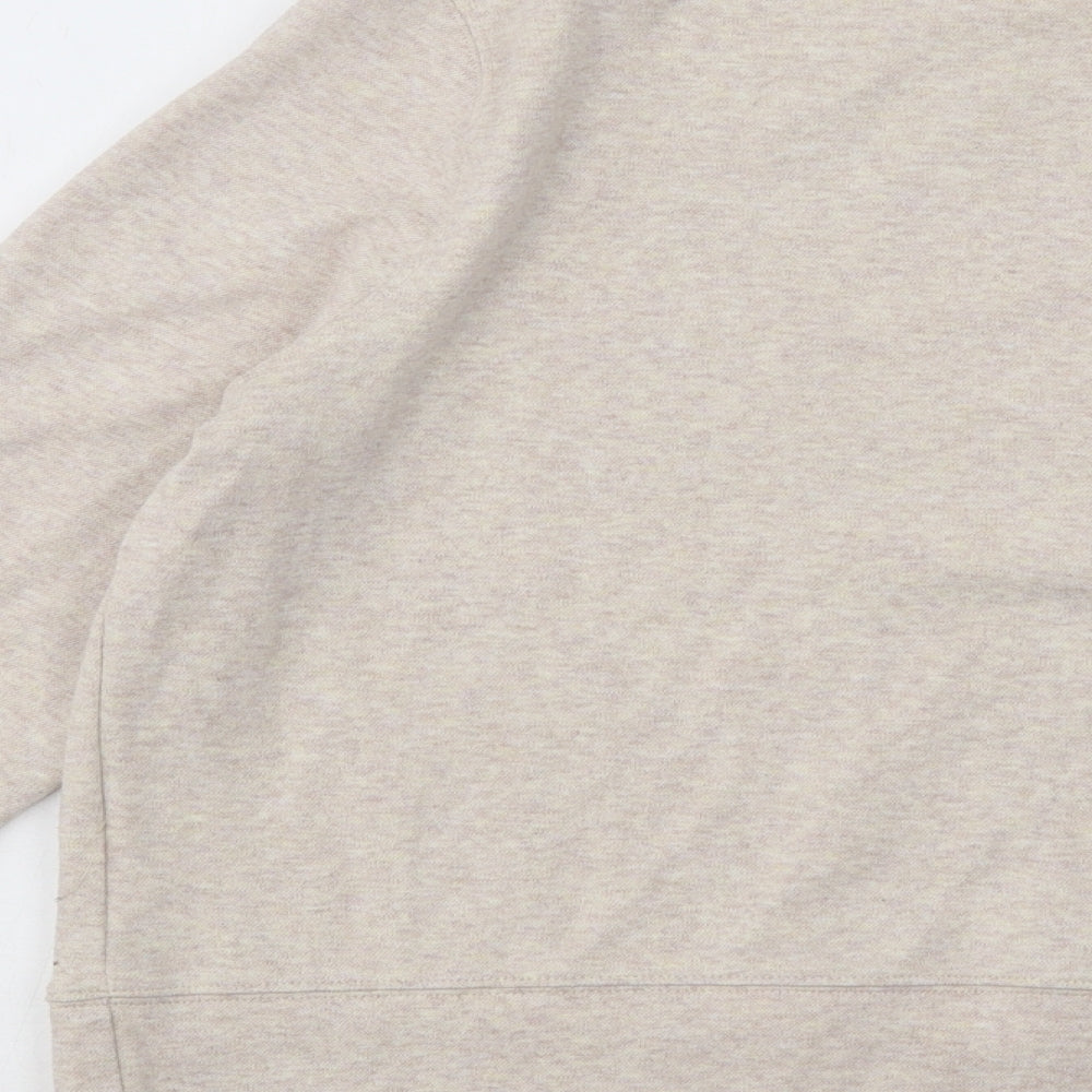 Papaya Womens Pink Cotton Pullover Sweatshirt Size S Pullover