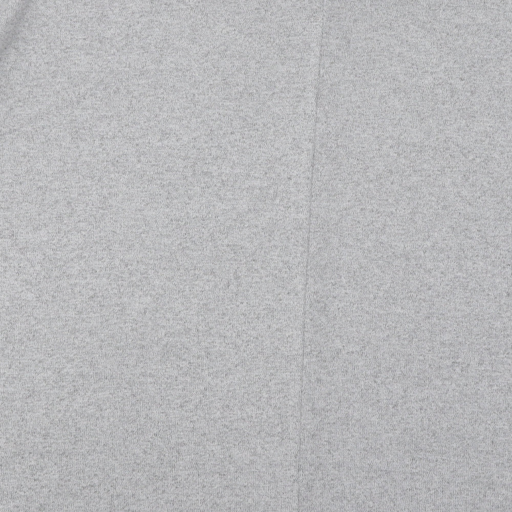 New Look Womens Grey Round Neck Acrylic Pullover Jumper Size M
