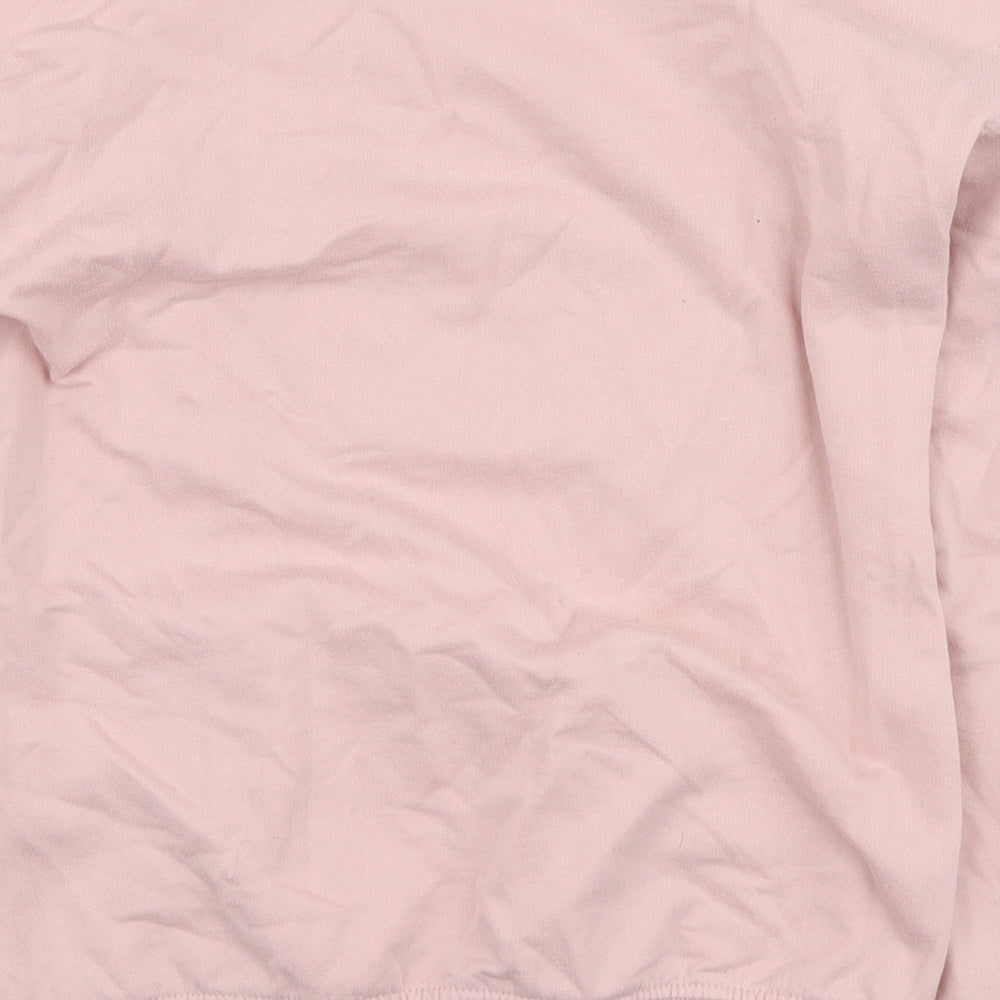 Dunnes Stores Womens Pink Polyester Henley Sweatshirt Size XS Pullover - This is my black