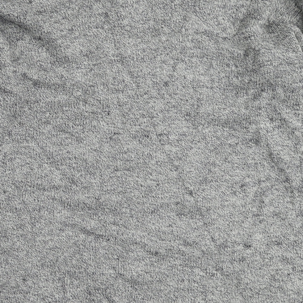 Pilot Mens Grey V-Neck Acrylic Pullover Jumper Size M