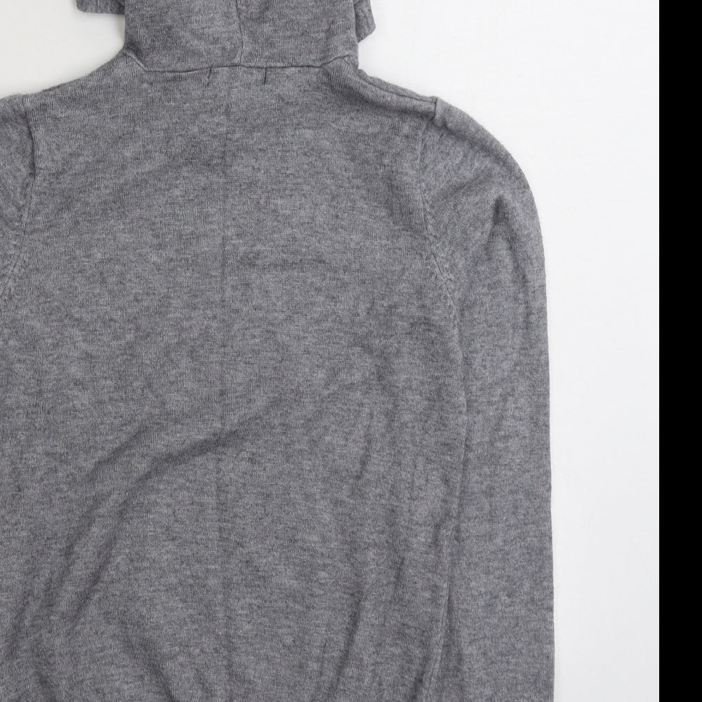 Primark Womens Grey Viscose Pullover Hoodie Size XS Pullover