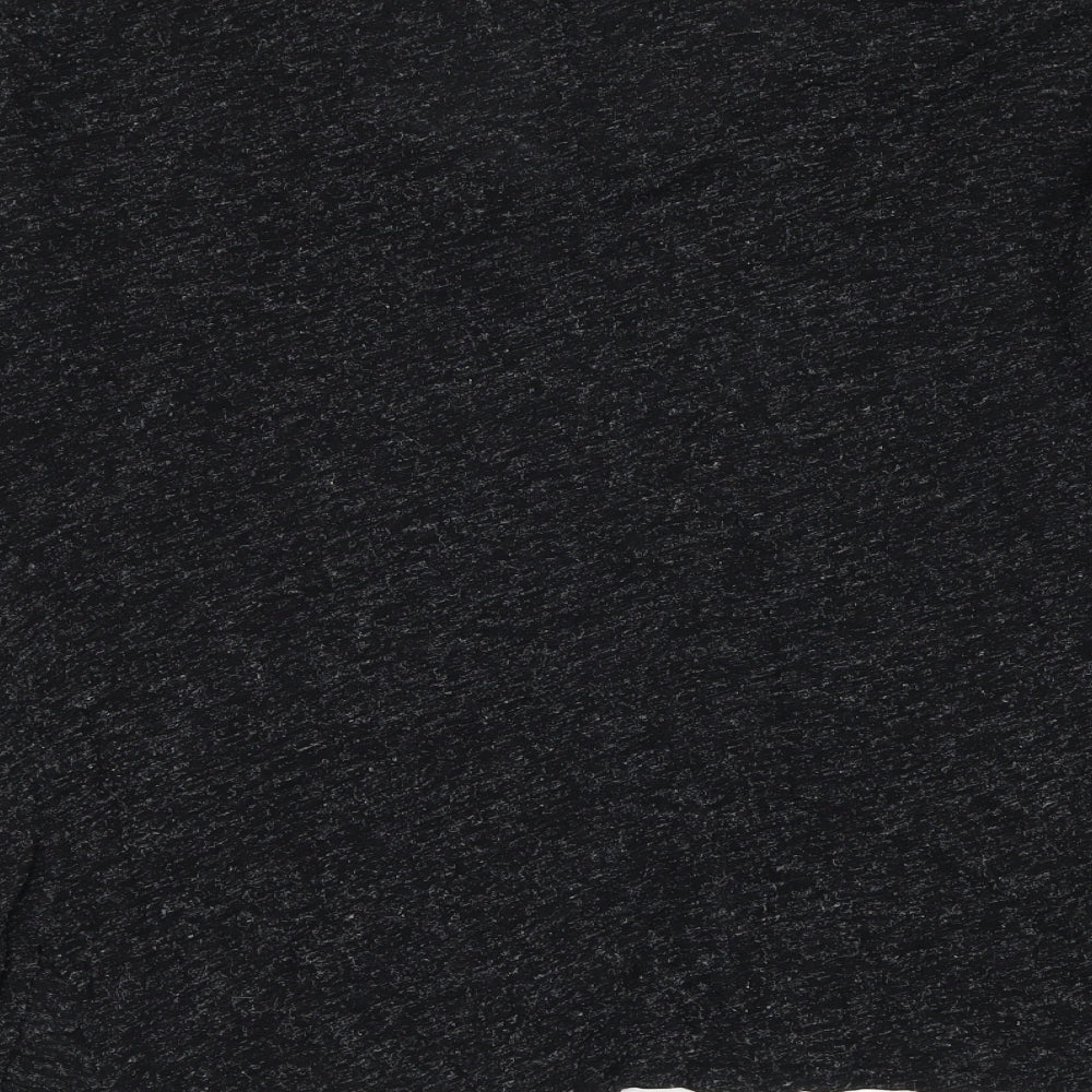 Topshop Womens Black Scoop Neck Viscose Pullover Jumper Size 8
