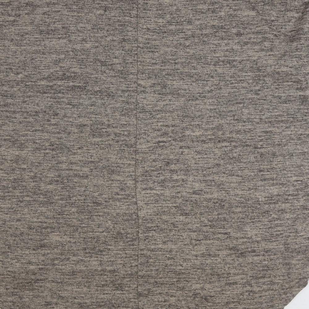 New Look Womens Beige Round Neck Polyester Pullover Jumper Size M