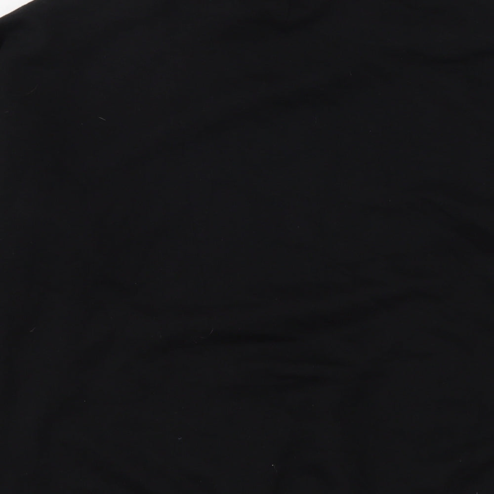 PEP&CO. Womens Black Polyester Pullover Sweatshirt Size 14 Pullover