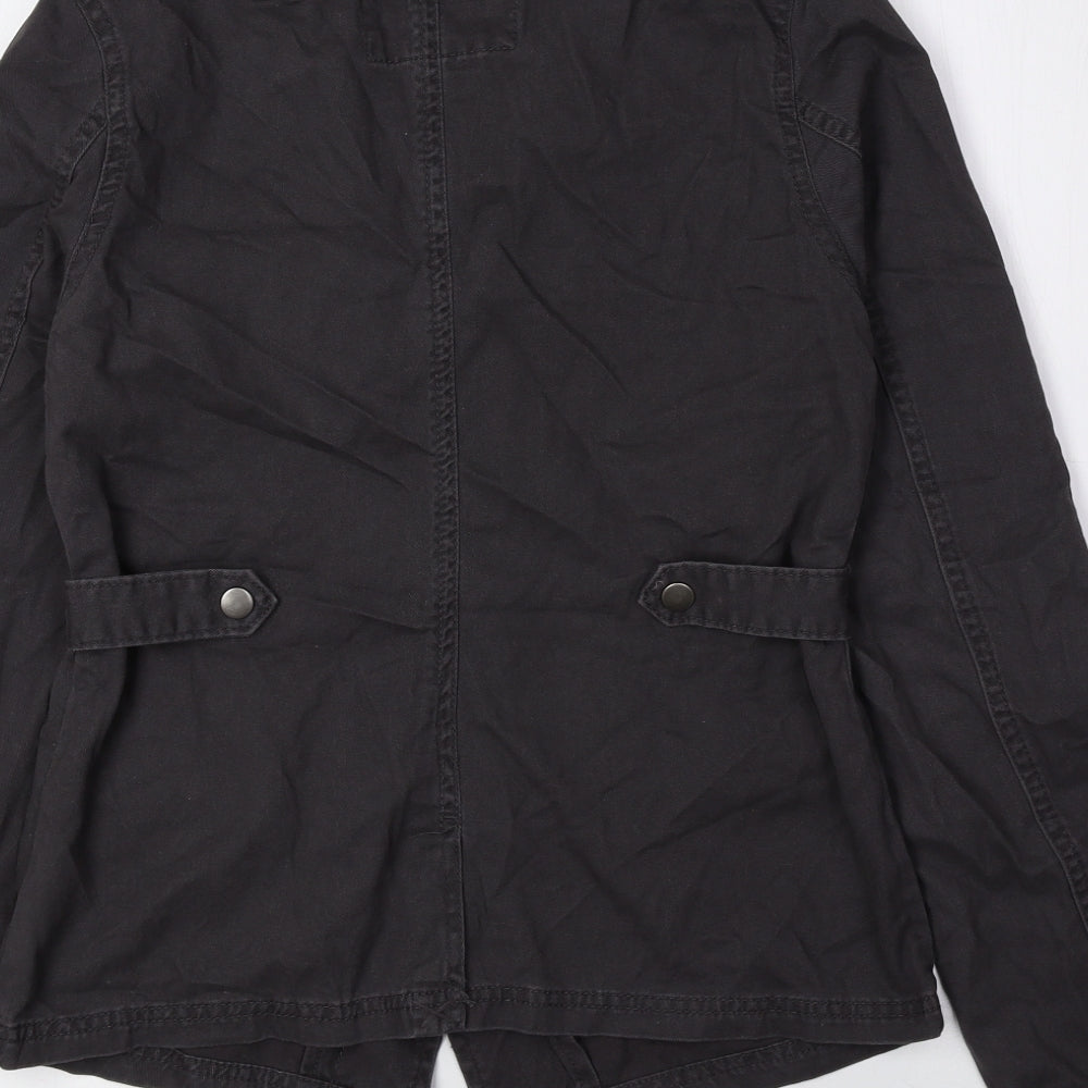 Mossimo Womens Grey Jacket Size S Snap
