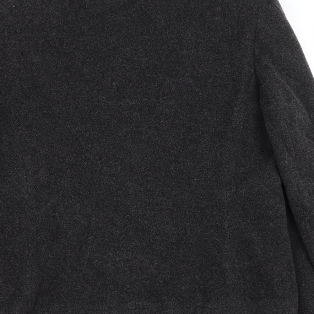 BHS Womens Grey Jacket Size 16 Zip