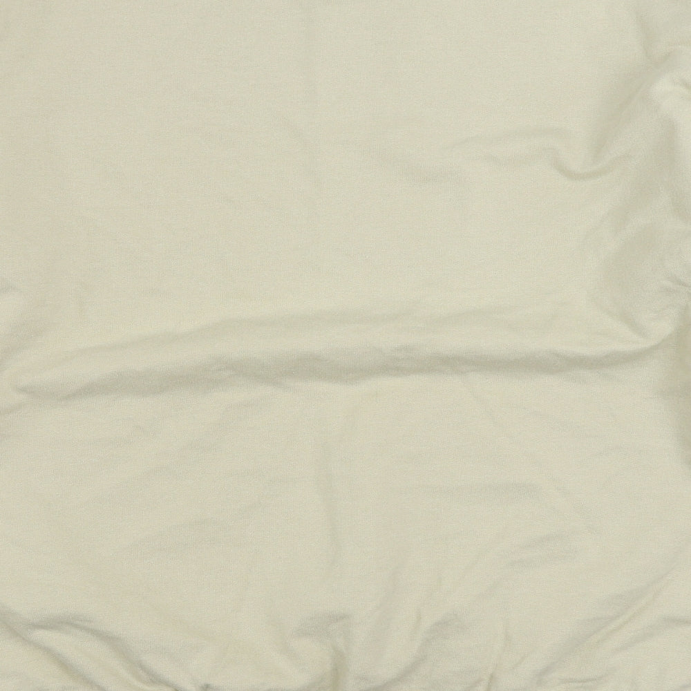 Missy Empire Womens Beige Cotton Pullover Sweatshirt Size 12 Pullover