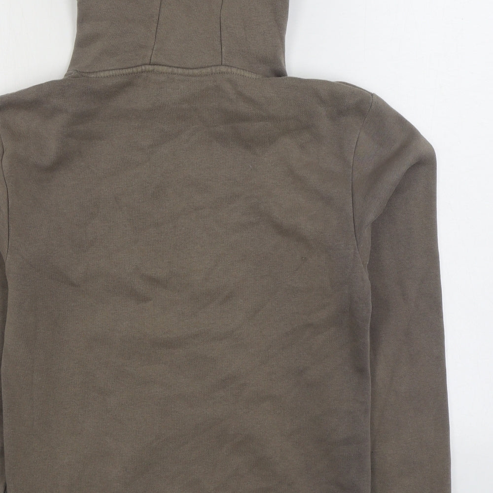 Beck & Hersey Mens Grey Cotton Pullover Hoodie Size S