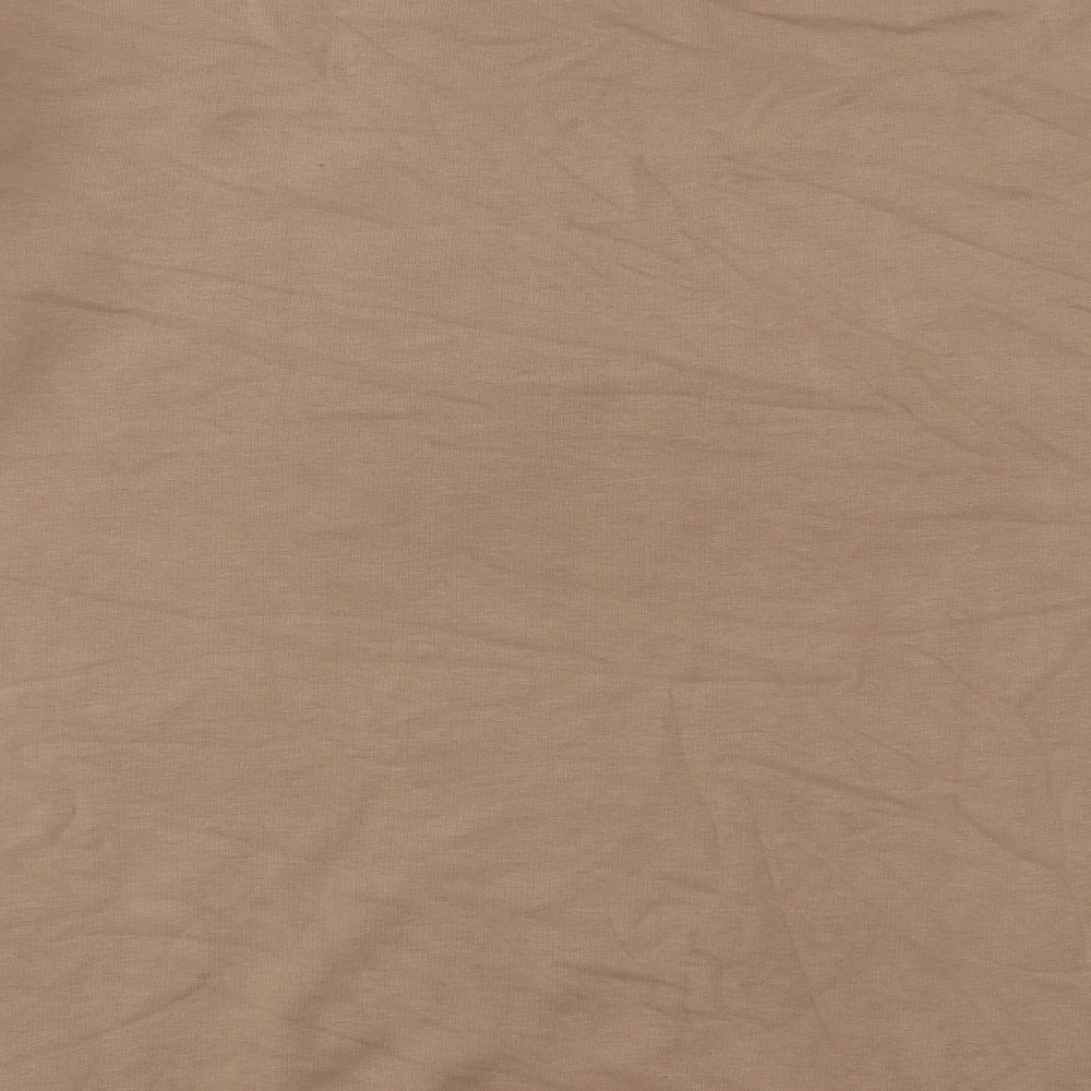 Nutmeg Womens Brown Cotton Pullover Sweatshirt Size 8 Pullover