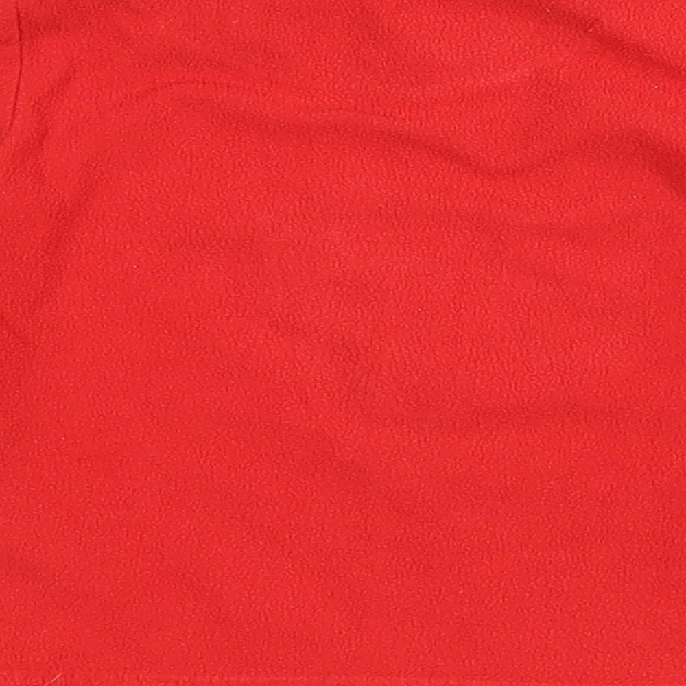 Primark Boys Red Polyester Basic T-Shirt Size 18-24 Months Round Neck Pullover - Ninja Dino