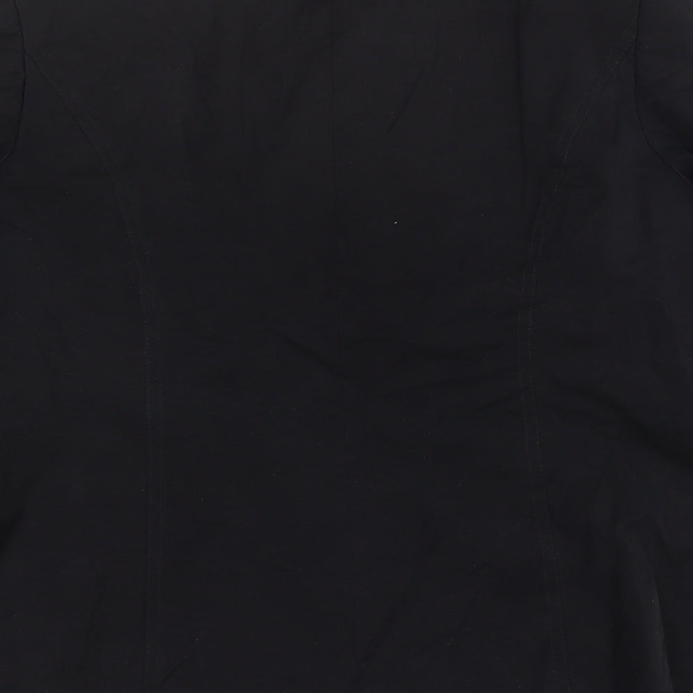 Debenhams Womens Black Jacket Size 12 Button