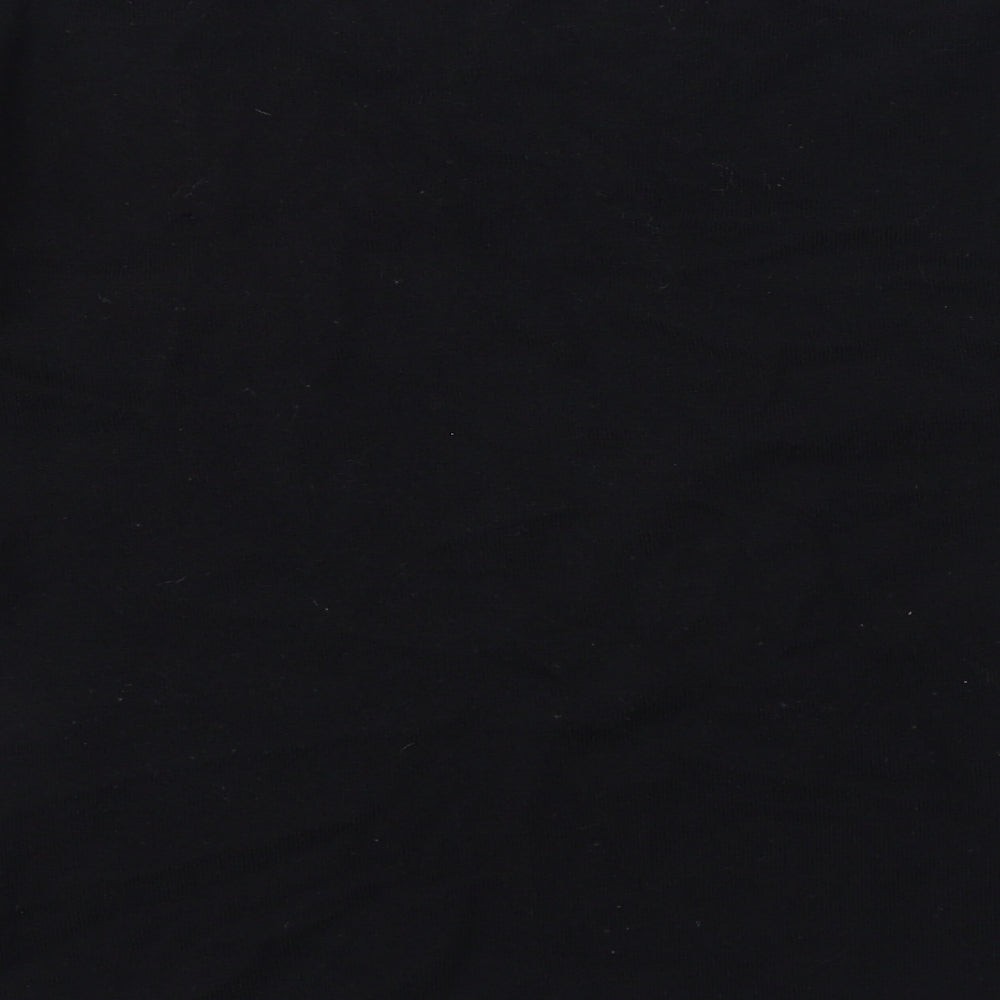 Luisa Lorenzi Womens Black Round Neck Polyester Pullover Jumper Size M