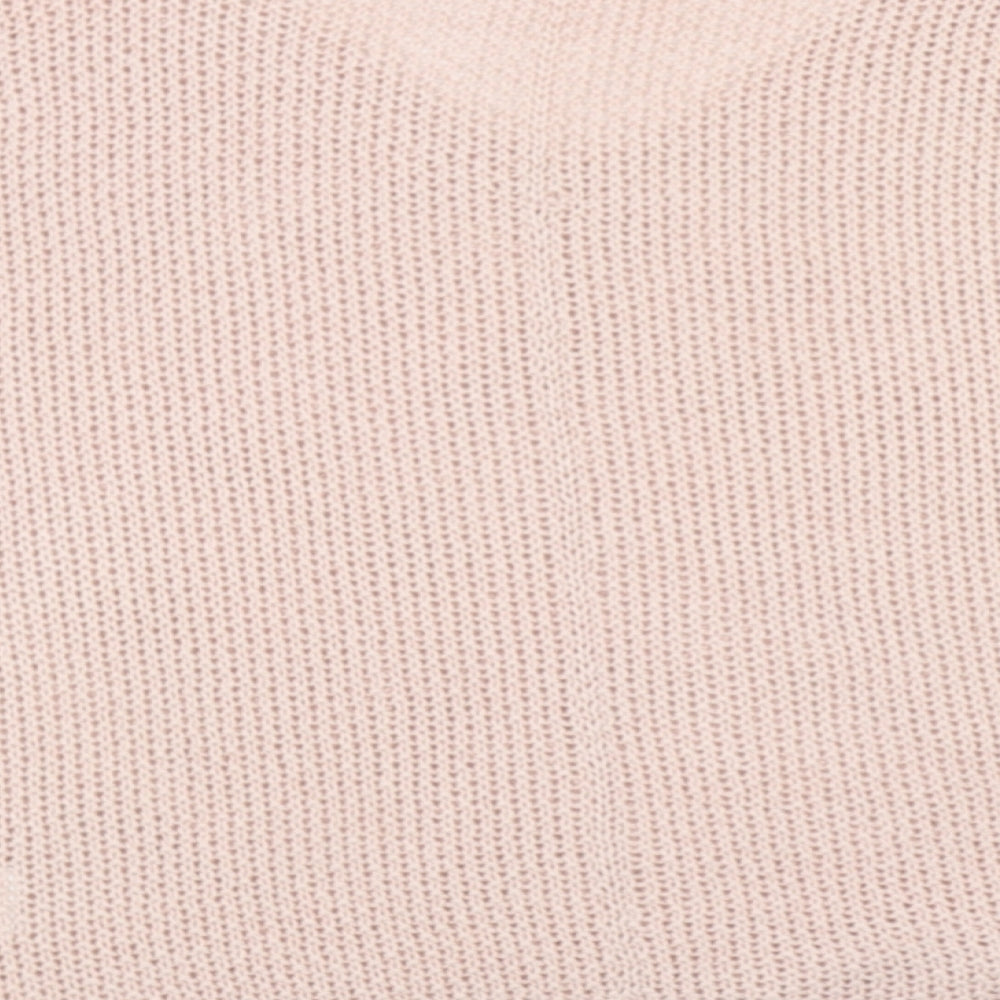 Apricot Womens Pink Acrylic Basic T-Shirt Size S Round Neck