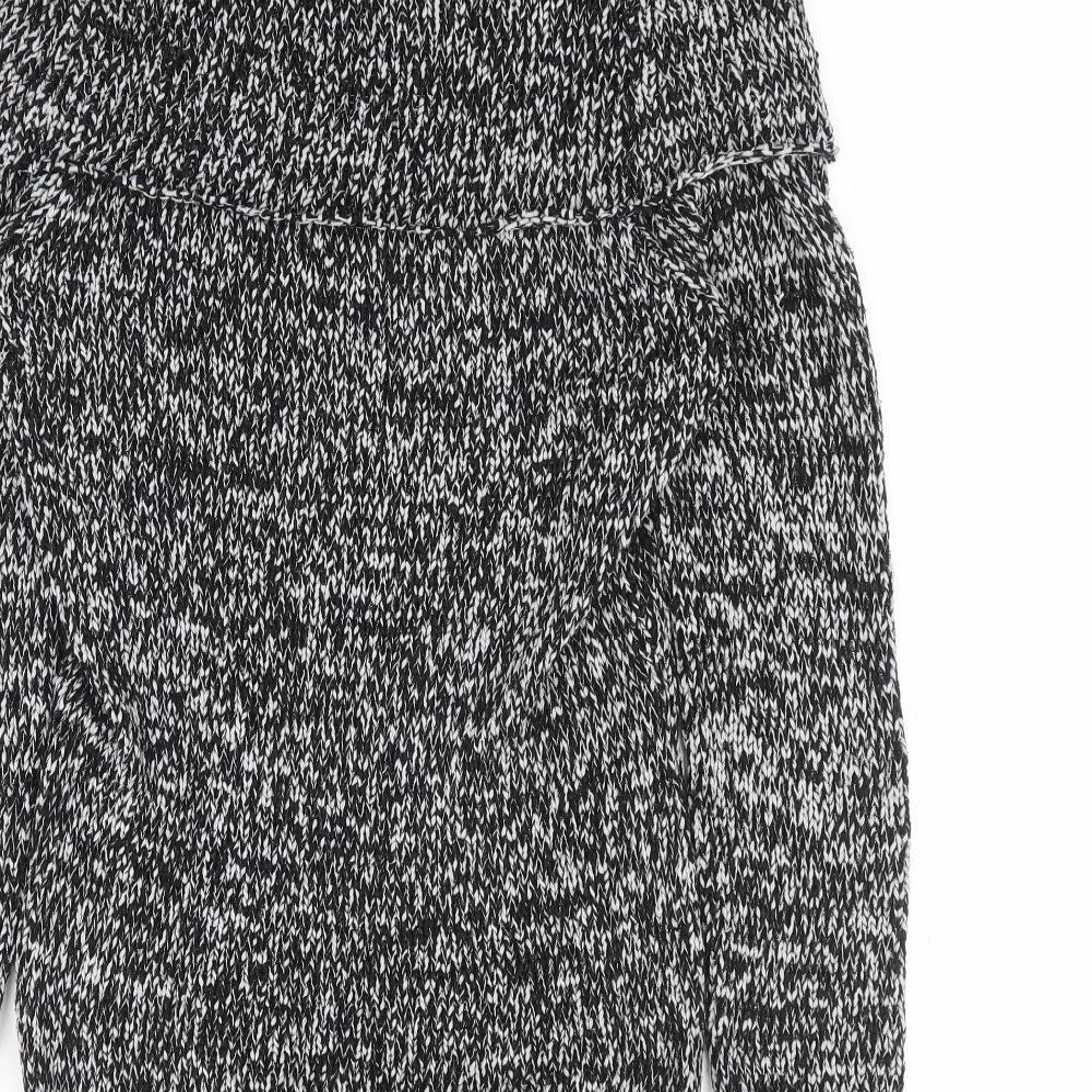 NEXT Womens Black Roll Neck Acrylic Pullover Jumper Size 10