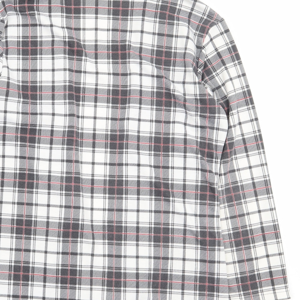 Lasula Womens Black Plaid Jacket Blazer Size 8