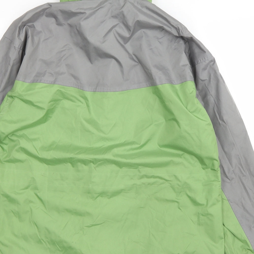 Being Casual Womens Green Anorak Coat Size 14 Zip