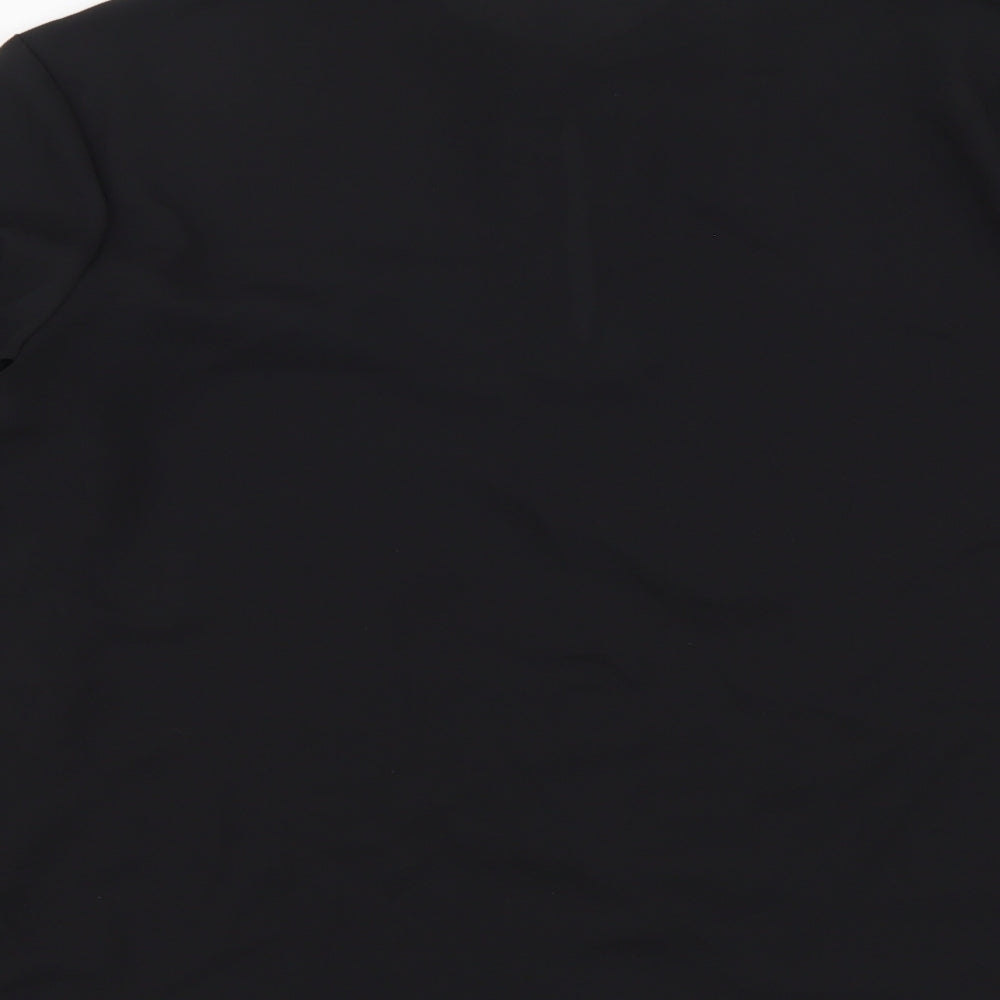 Only Womens Black Polyester Basic Blouse Size M Mock Neck