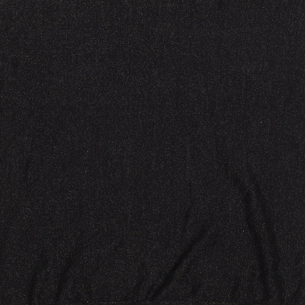 Wallis Womens Brown Viscose Basic T-Shirt Size M Round Neck