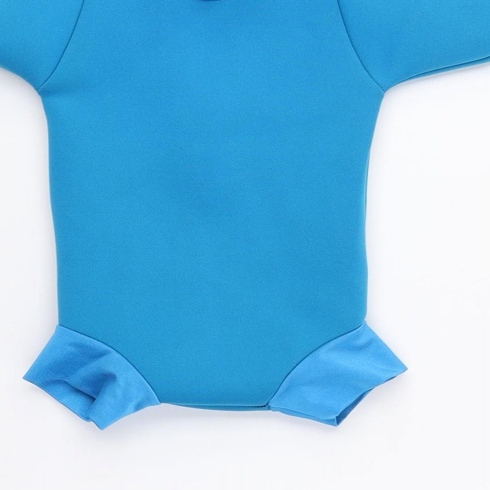 Twobarefeet Boys Blue Polyester Leotard One-Piece One Size Zip - Wetsuit