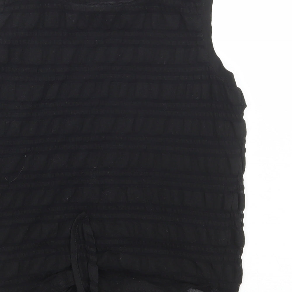 Limited Collection Womens Black Polyester Basic Tank Size 14 Round Neck