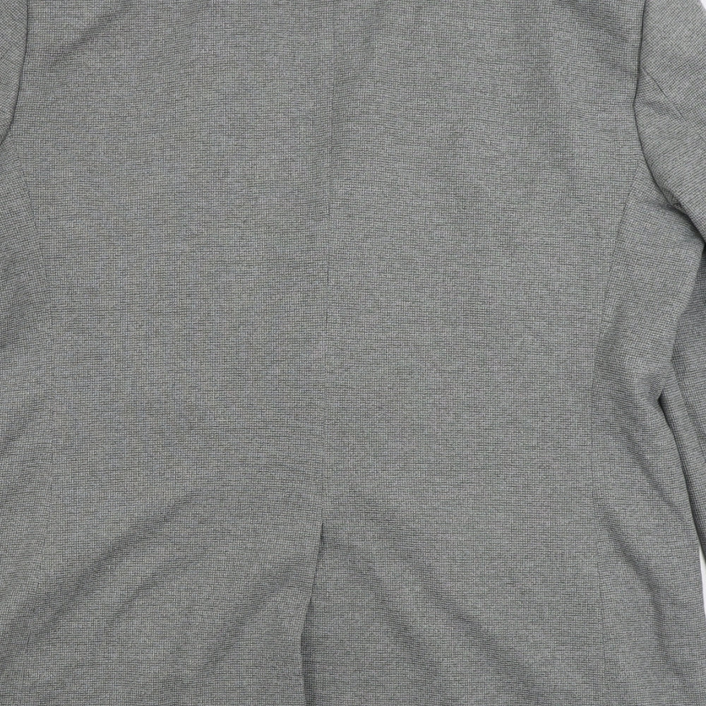 Marks & Spencer Mens Grey Polyester Jacket Suit Jacket Size 42