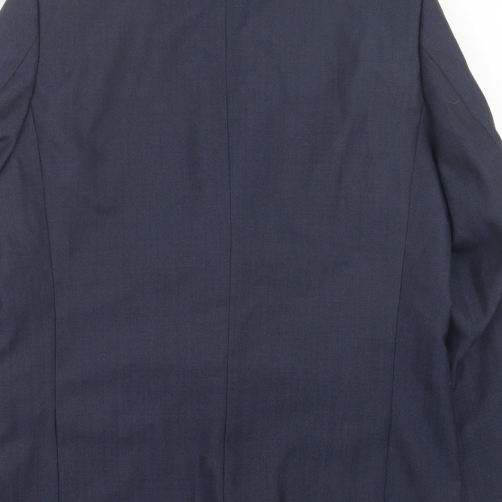 Skopes Mens Blue Polyester Jacket Suit Jacket Size 42