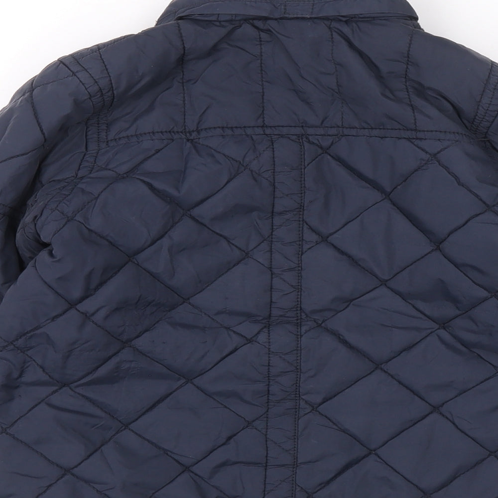 Next Boys Blue Jacket Size 3 Years Button